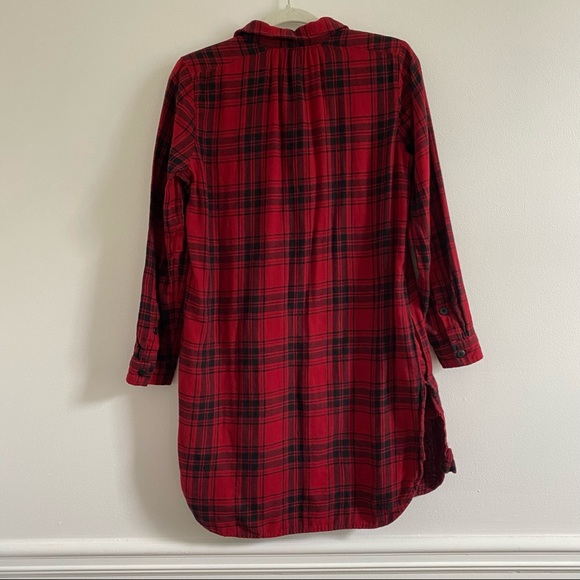 Madewell Latitude Buffalo Check Flannel Shirtdress - Picture 8 of 16
